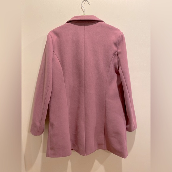Allegra K, Size XL, Pink, Notched Lapel Single Breasted Coat - NWT - Picture 7 of 15
